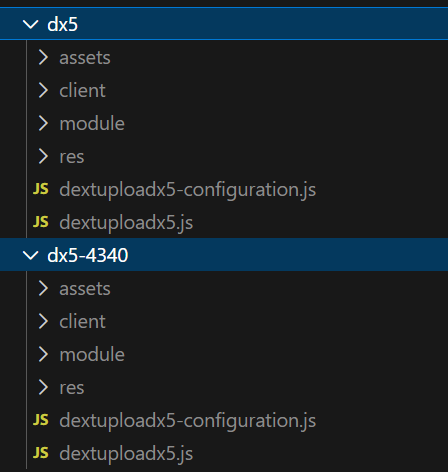 Setting multiple versions